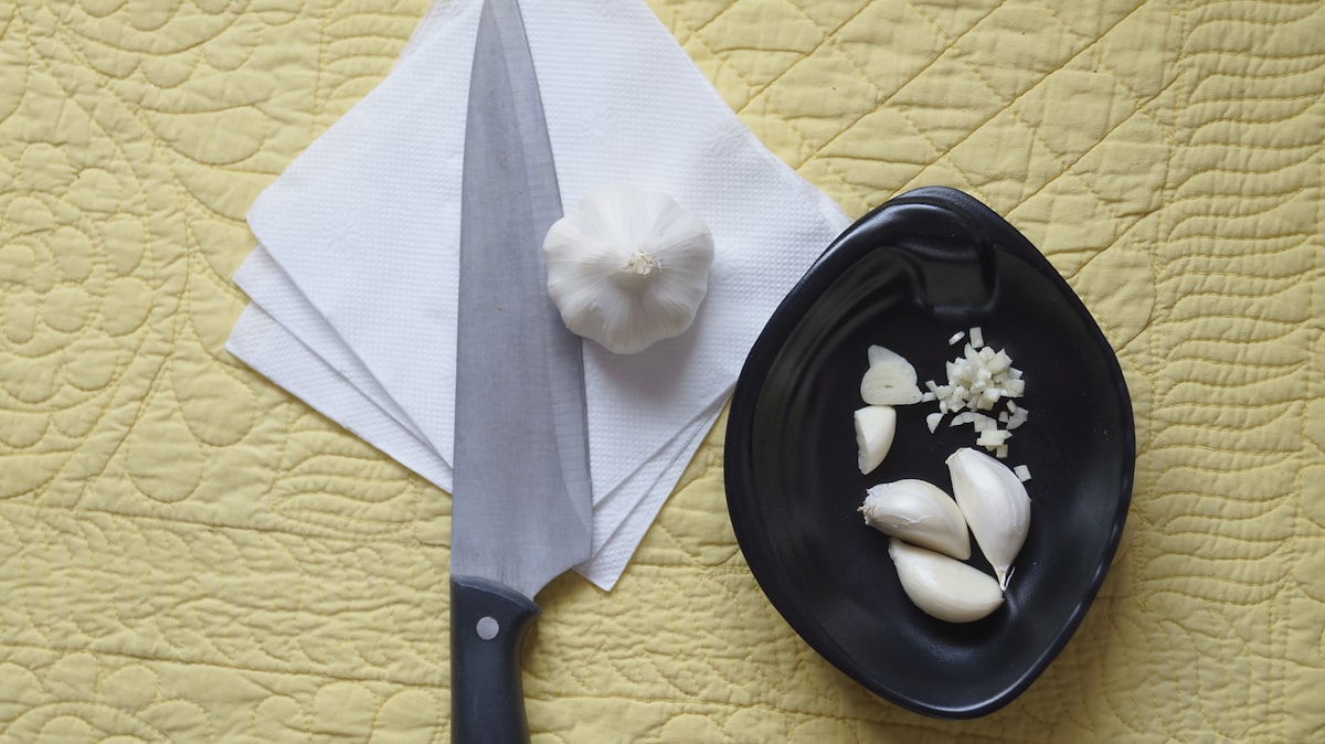Aglio in cucina salutistica